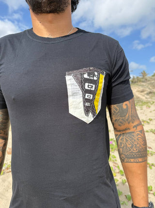 Camiseta Kite Pocket (Zéfiro 004) - Texture Close-up