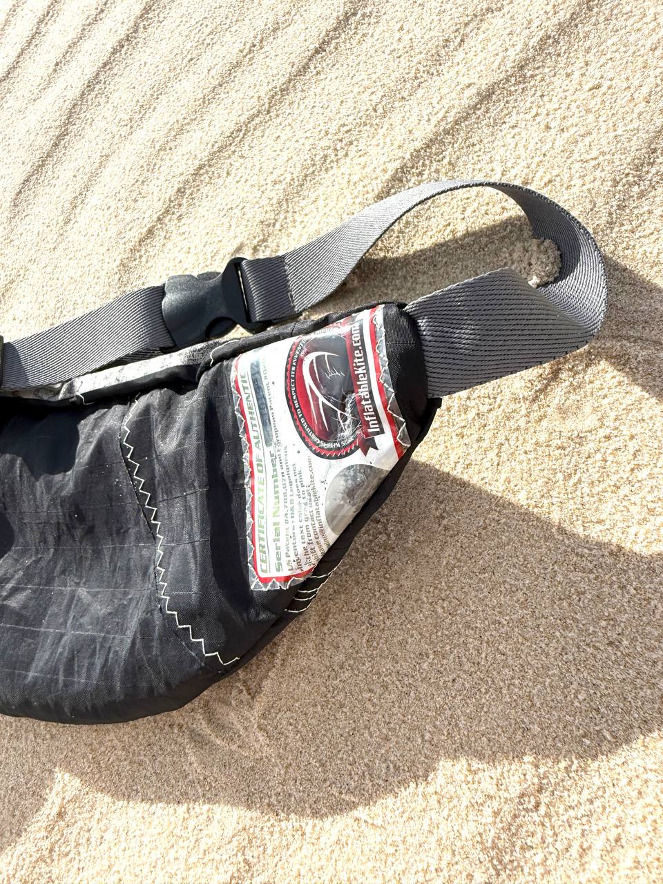 Maxi Crossbody (Pampero 106) - Upcycled Material Detail
