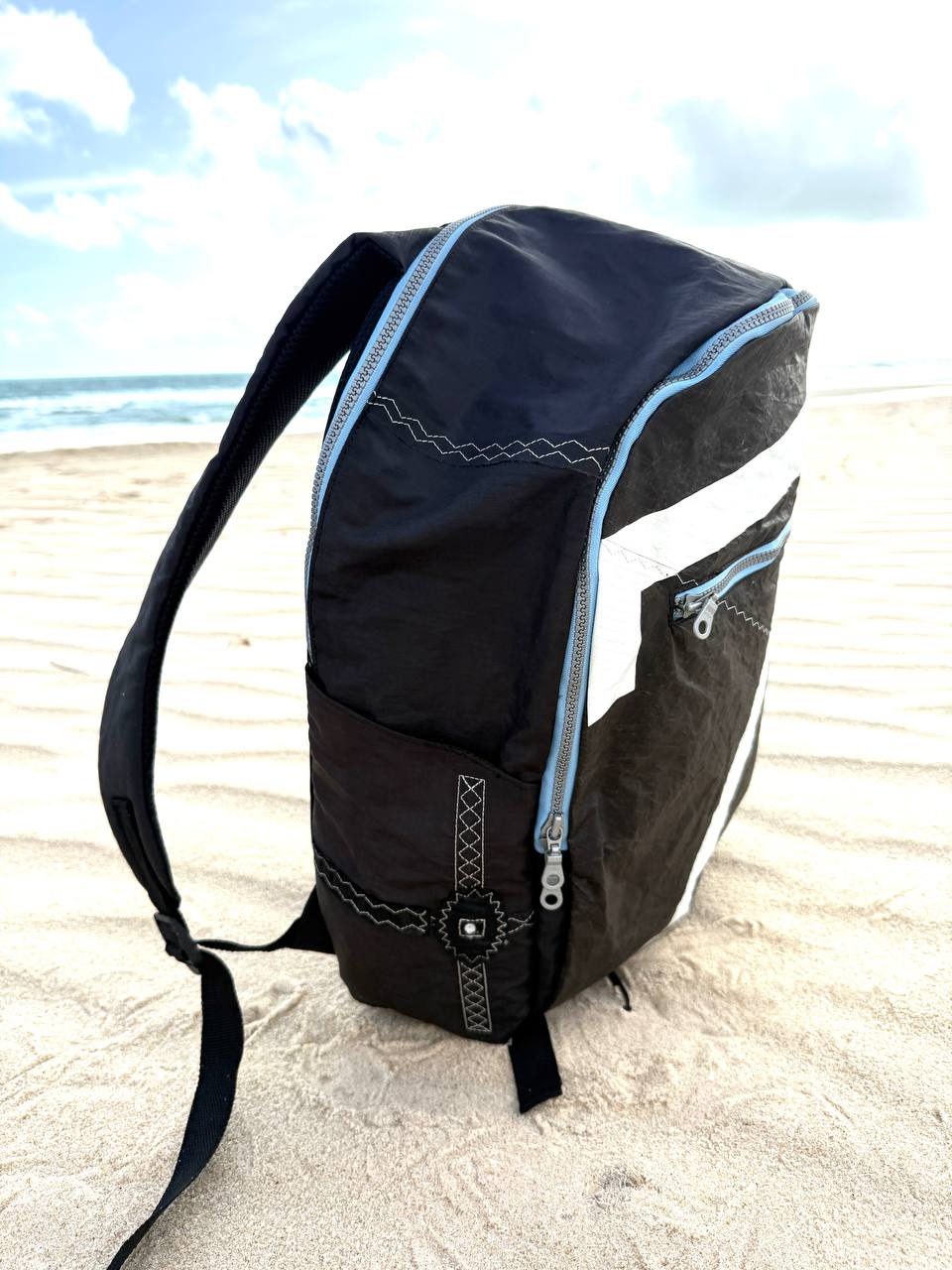 Mochila Upcycled - CORE (Bora 002) - Texture Close-up