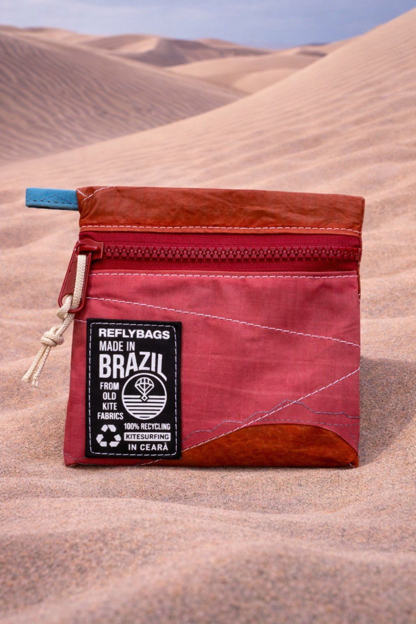 Dopp Kit Upcycled - NORTH (Nordeste 144) - Front View