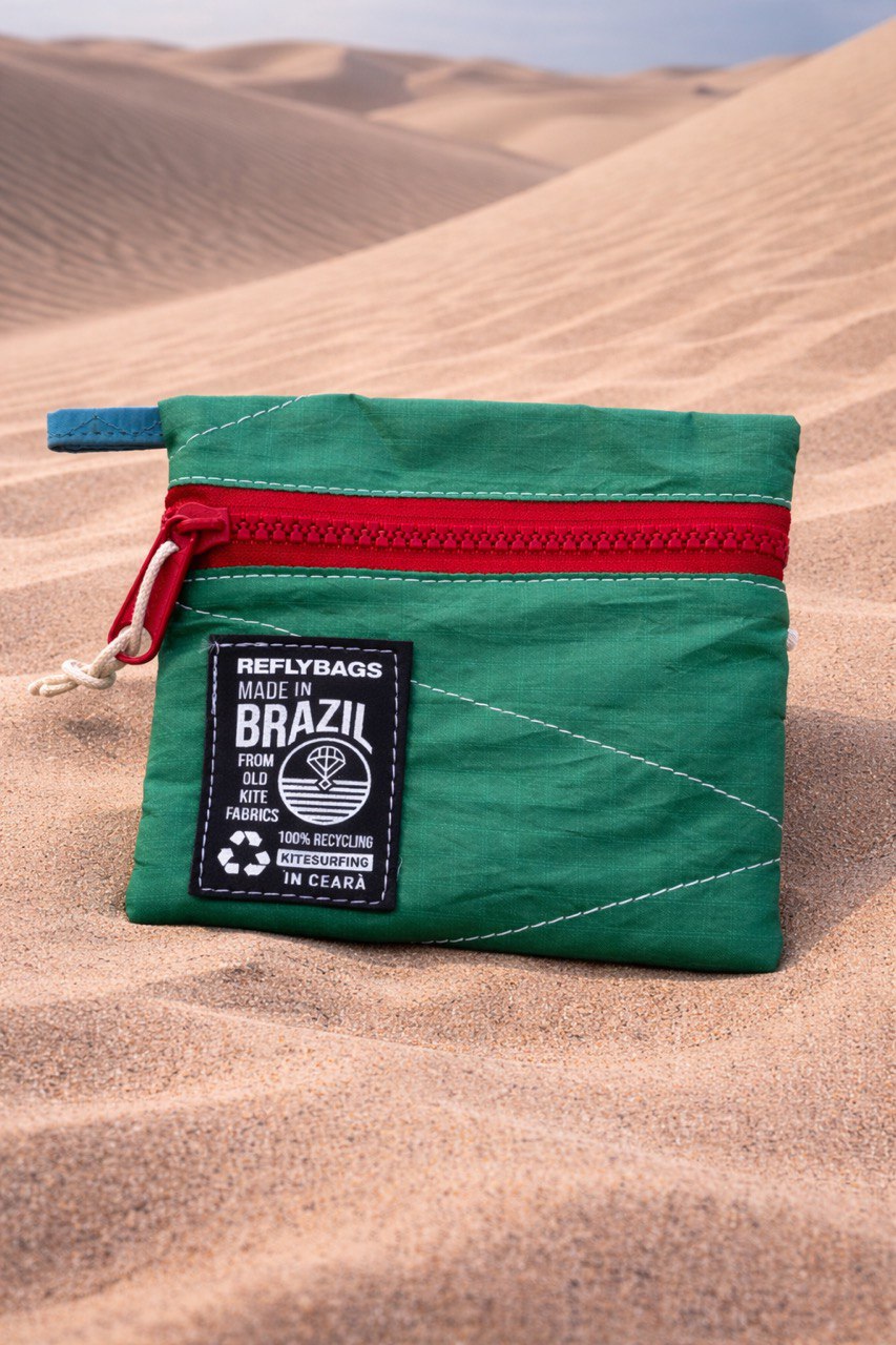 Dopp Kit Upcycled - NORTH (Nordeste 148) - Front View