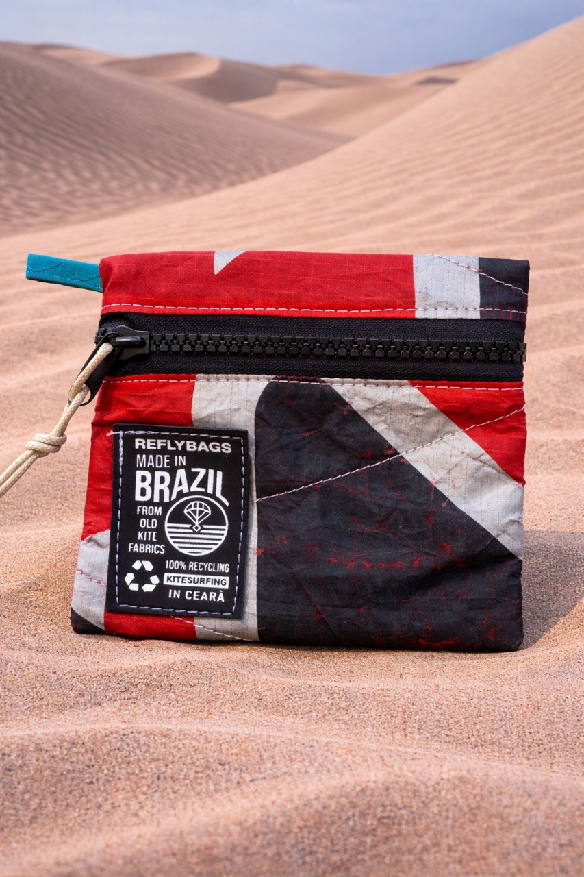 Dopp Kit Upcycled - NORTH (Nordeste 141) - Front View