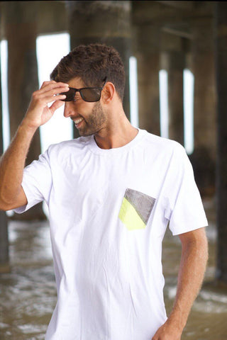 Camiseta Kite Pocket (Zéfiro 014) - Upcycled Material Detail