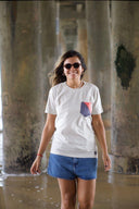 Camiseta Kite Pocket (Zéfiro 008) - Texture Close-up