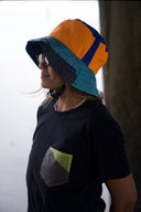 Chapéu Bucket Kite (Libeccio 023) - Upcycled Material Detail